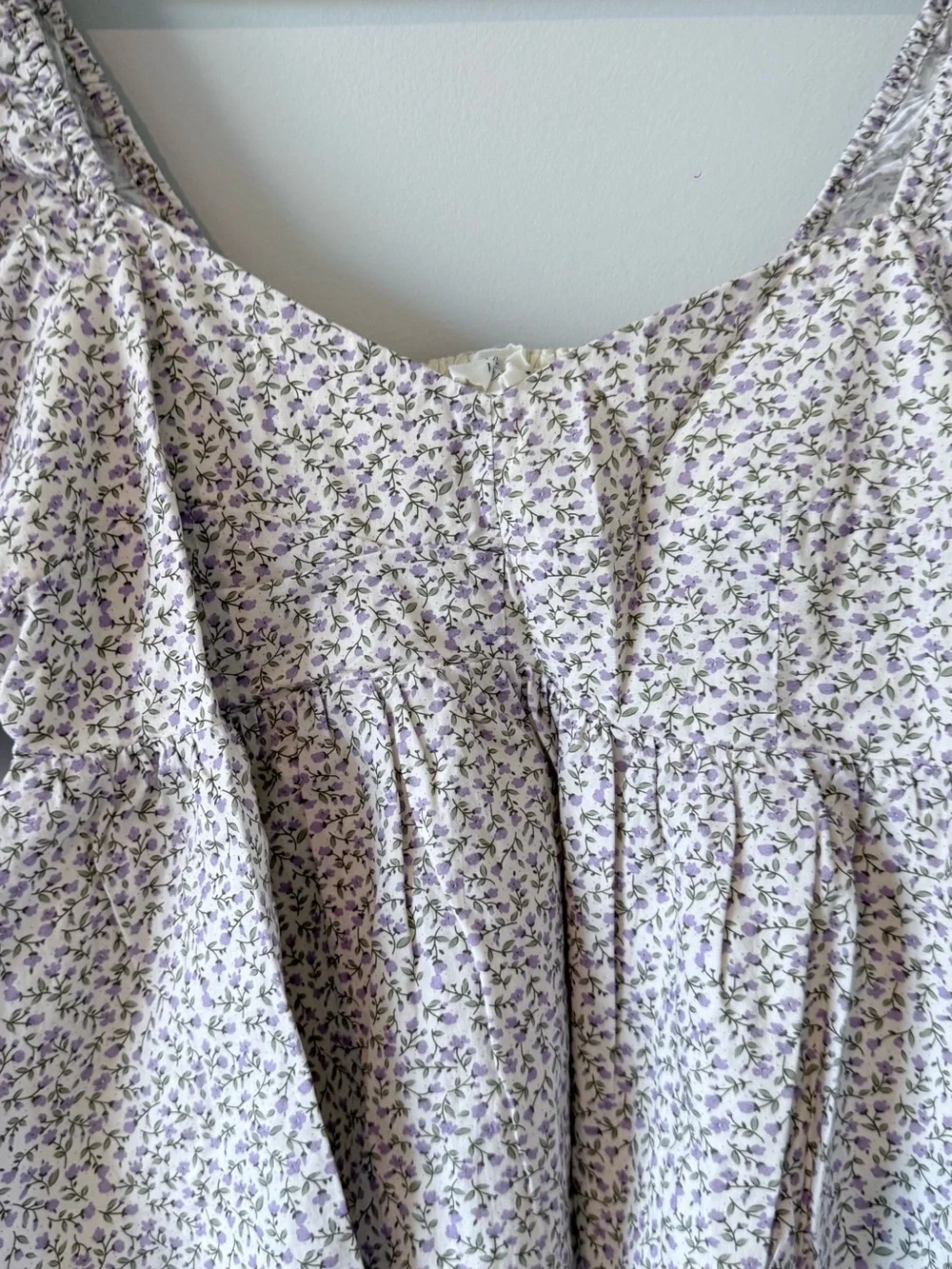 Tuckernuck Hyacinth House lavender floral Women M Vacation Travel Summer Boho